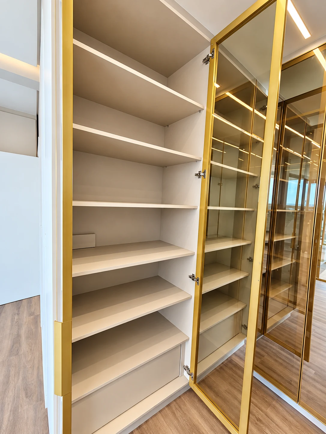 Residência em Santa Maria — Módulo interno do closet — imagem tratada